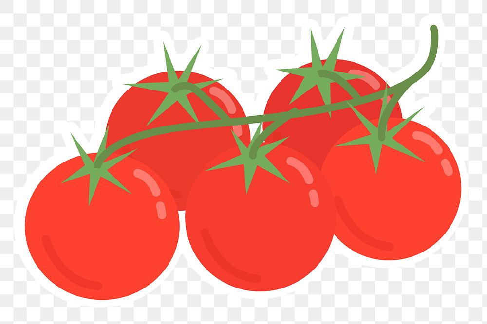 Png clipart tomato vegetable cartoon sticker