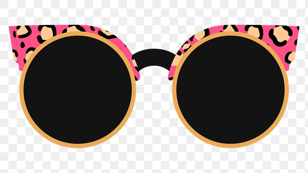 Sunglasses props design element transparent png