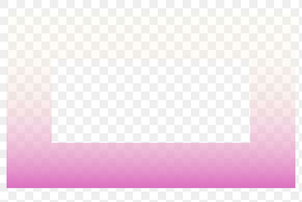 Pink rectangle frame gradient element