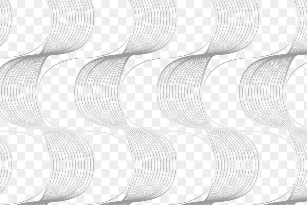 Gray wave abstract patterned background design element 