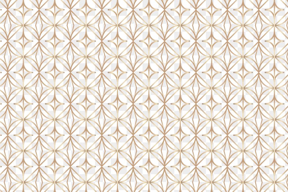 Golden round geometric patterned background design element