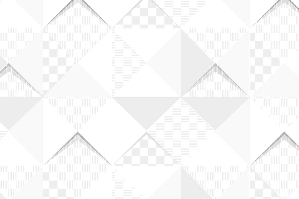 White geometric triangle patterned background design resource