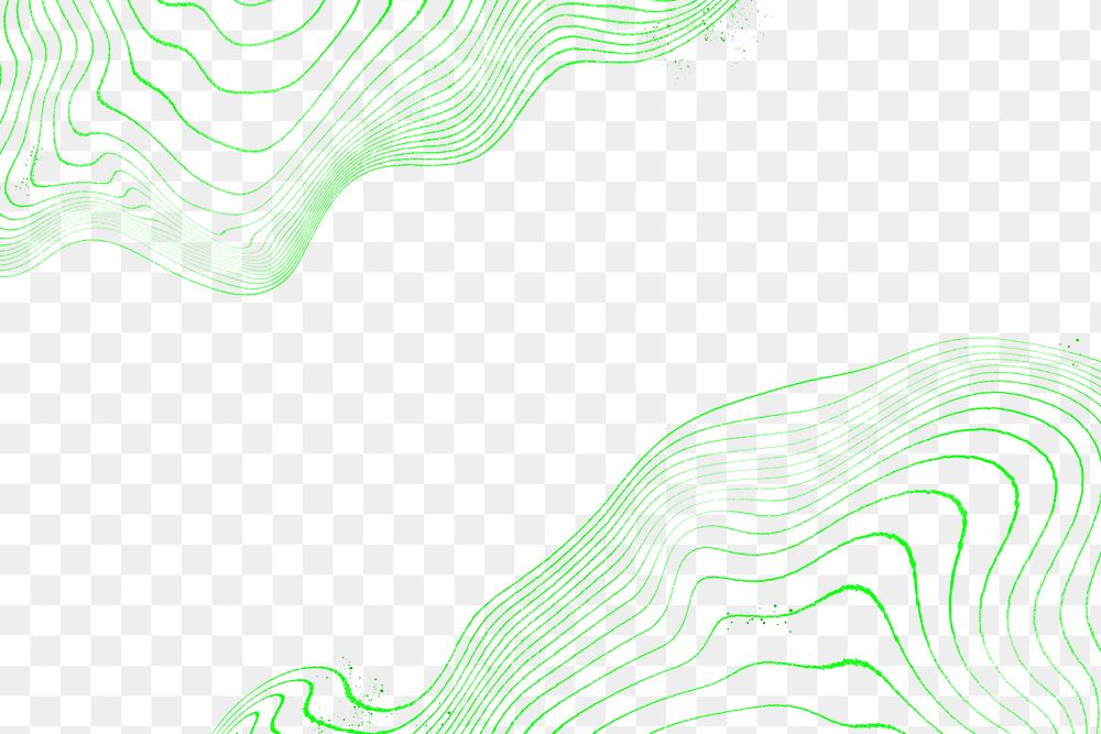 Green abstract pattern design element