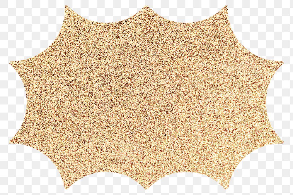 Glitter speech bubble transparent png