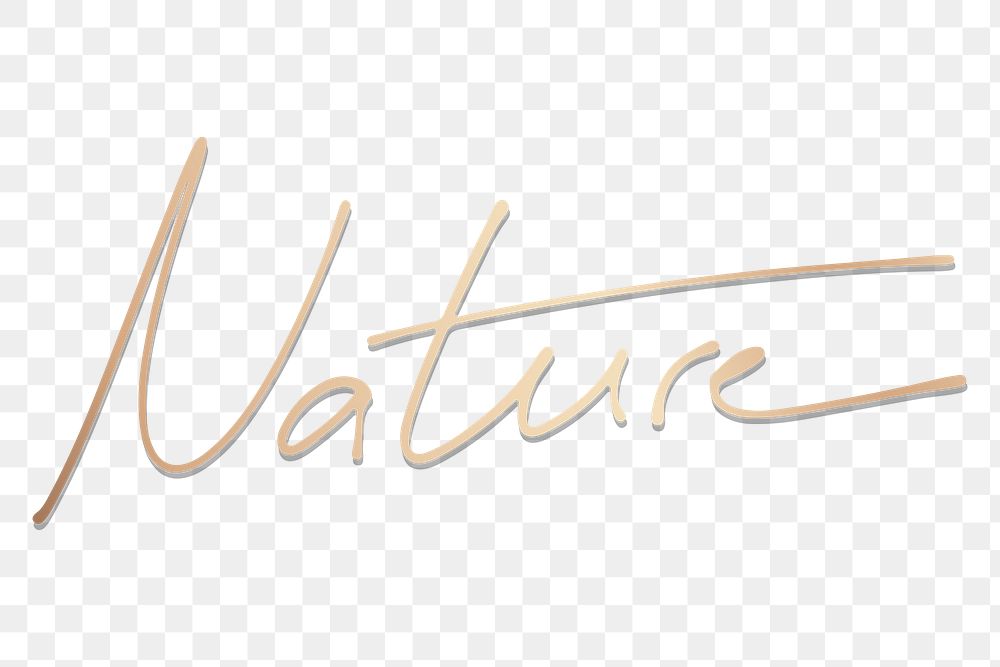 Beige nature handwriting transparent png