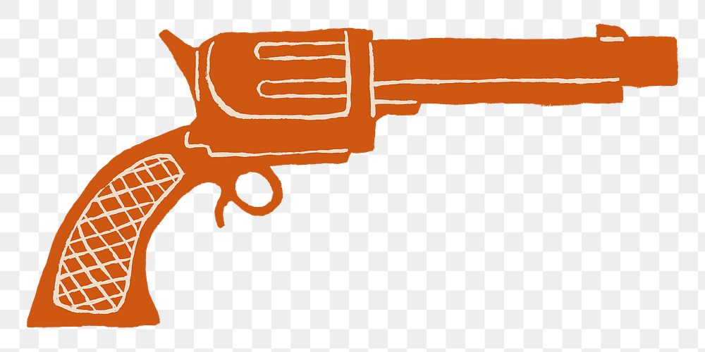  Png cowboy gun logo in rodeo theme 