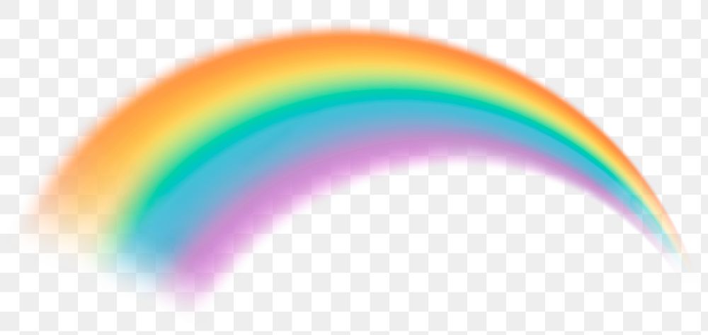 Rainbow png design element