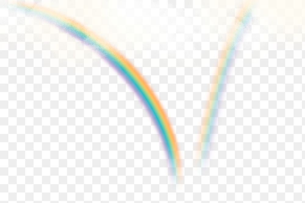 Rainbow png design element