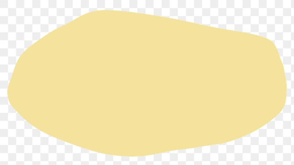 Light yellow shape png with design space