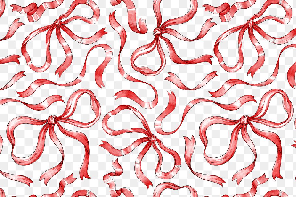 Png red ribbon Christmas background