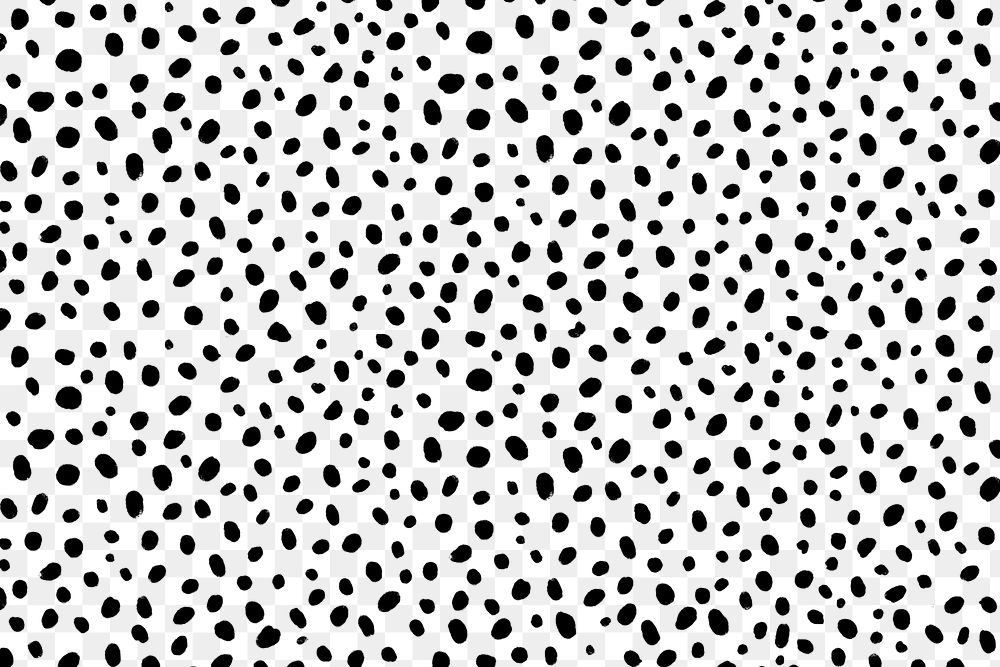 Png dot background with black pattern