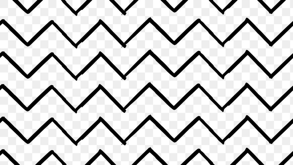 Png pattern of chevron ink brush texture transparent background