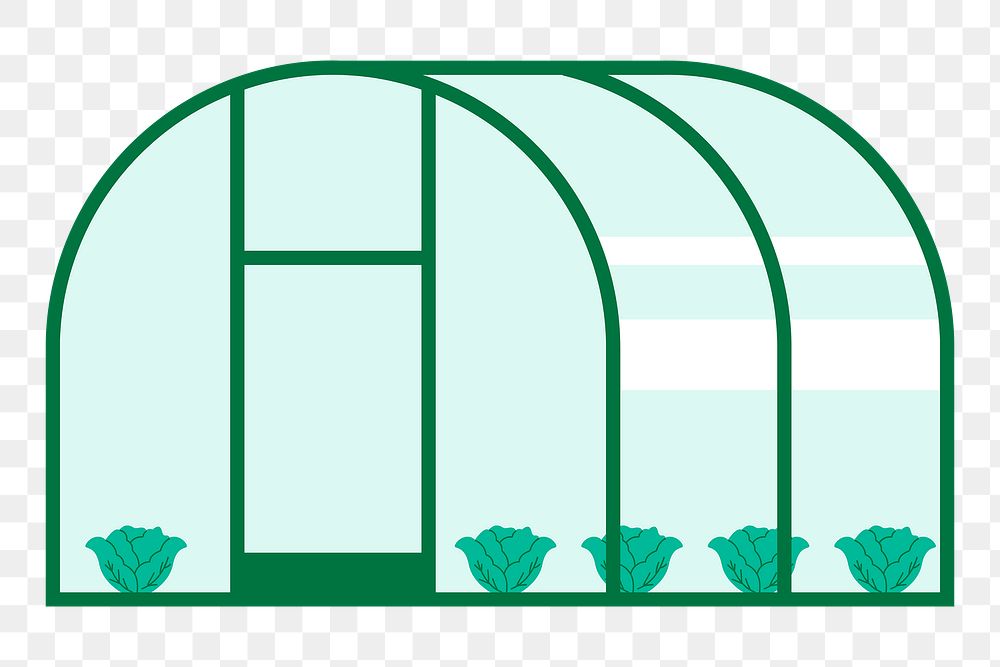 Smart greenhouse png icon digital agriculture technology transparent background