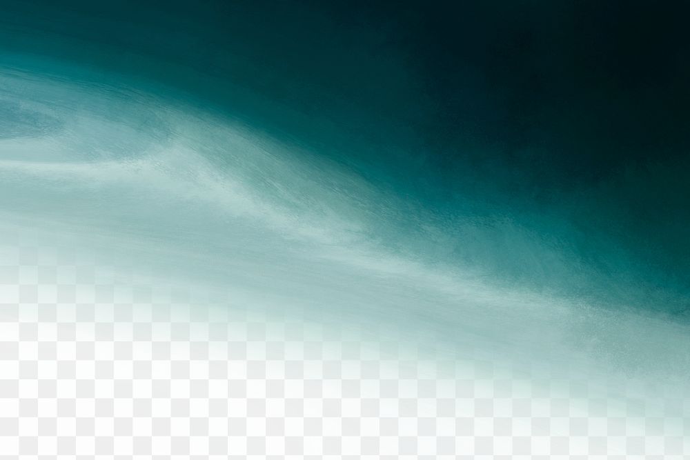 Blue png sea painting effect border