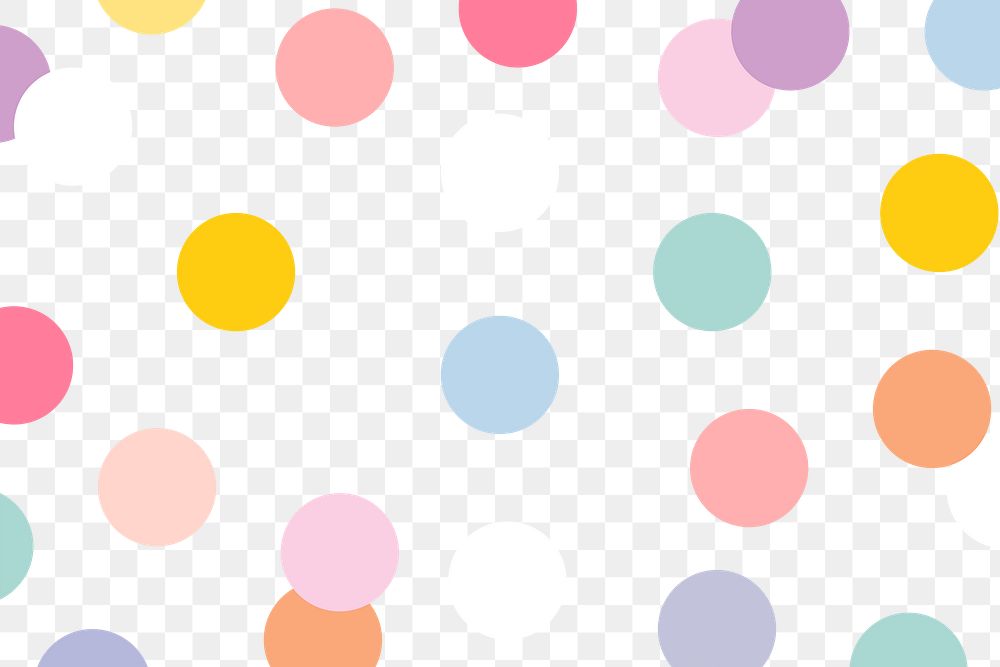 PNG pastepolka dot pattern transparent background