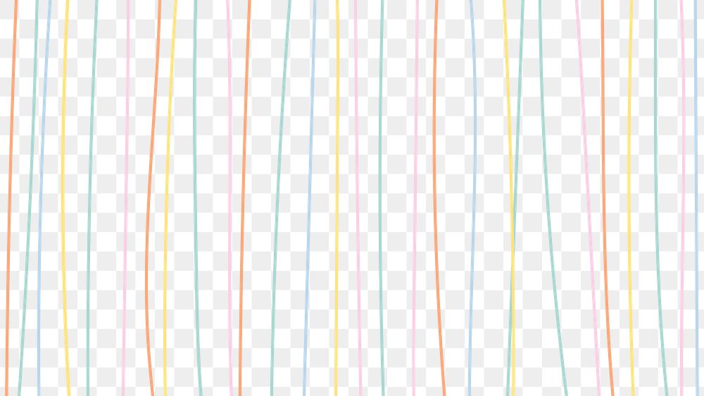 PNG colorful thin lines pattern