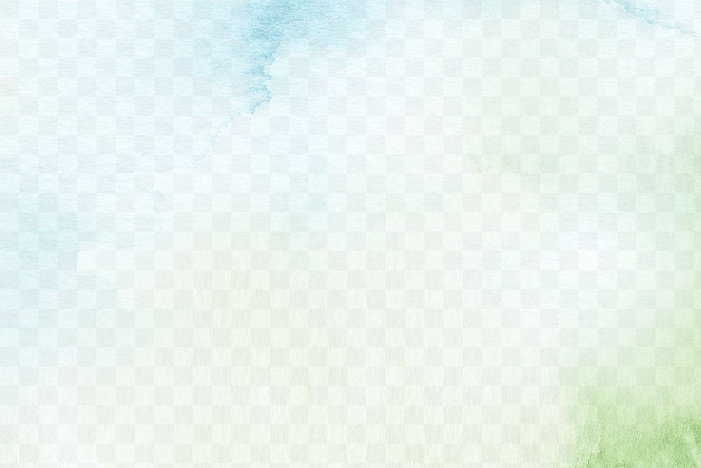 Png background in abstract watercolor blue and green aesthetic     