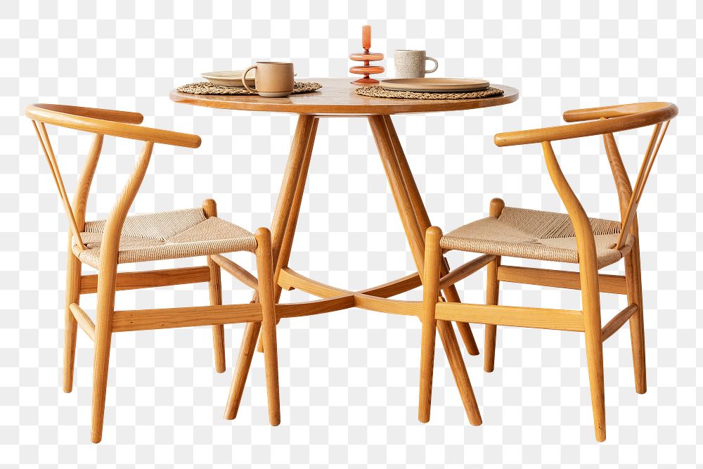 Scandinavian breakfast nook and dining set
