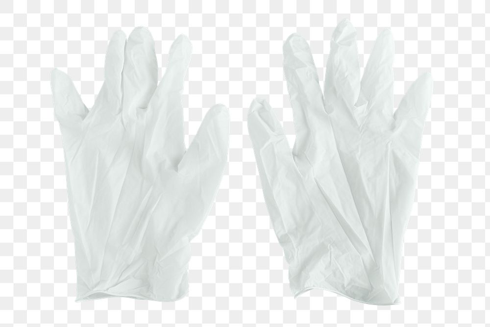 White latex gloves to prevent | Free PNG Sticker - rawpixel