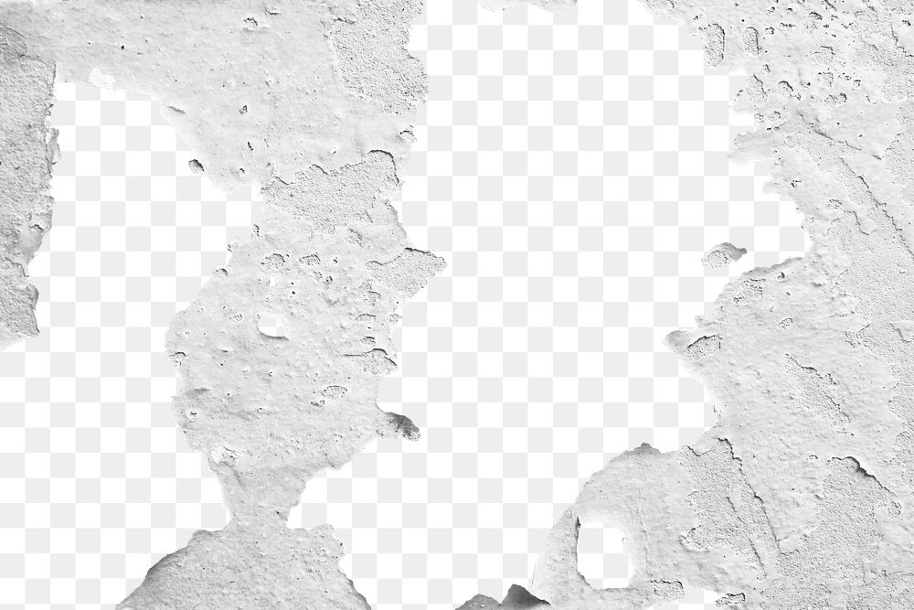Gray aged old cracked paint design element