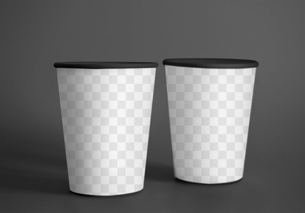 Coffee cup png product mockup for cafe&rsquo;s
