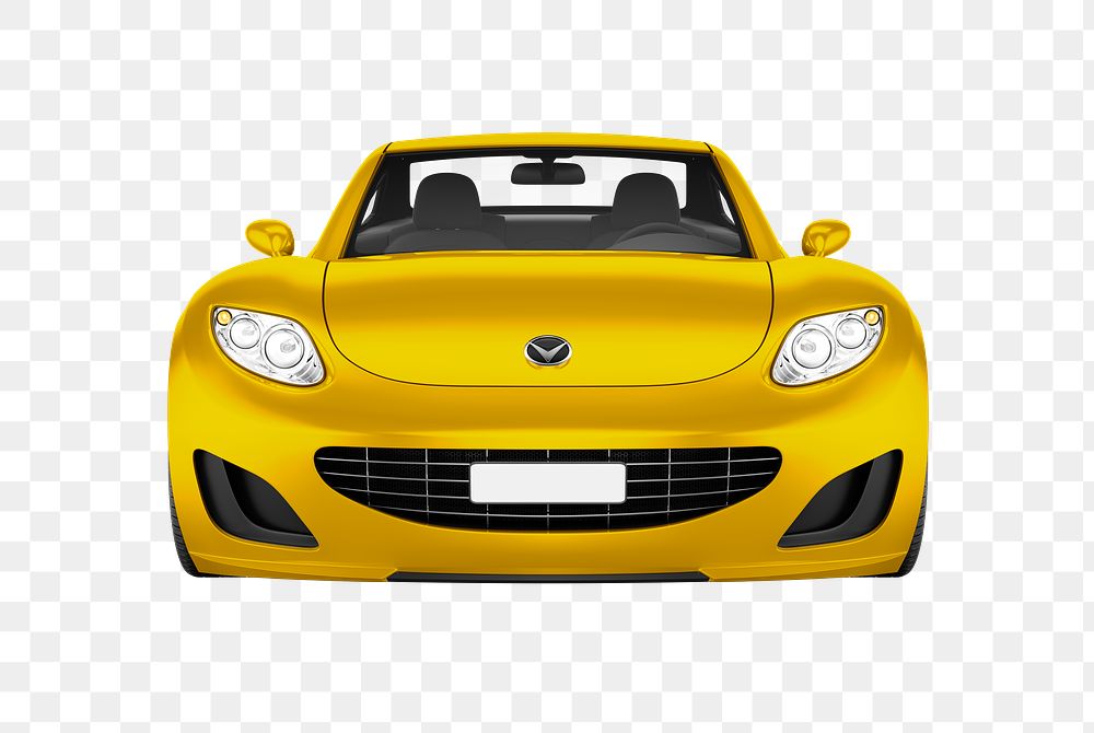 Download Yellow Sports Car Royalty Free Psd Mockup 563790 PSD Mockup Templates