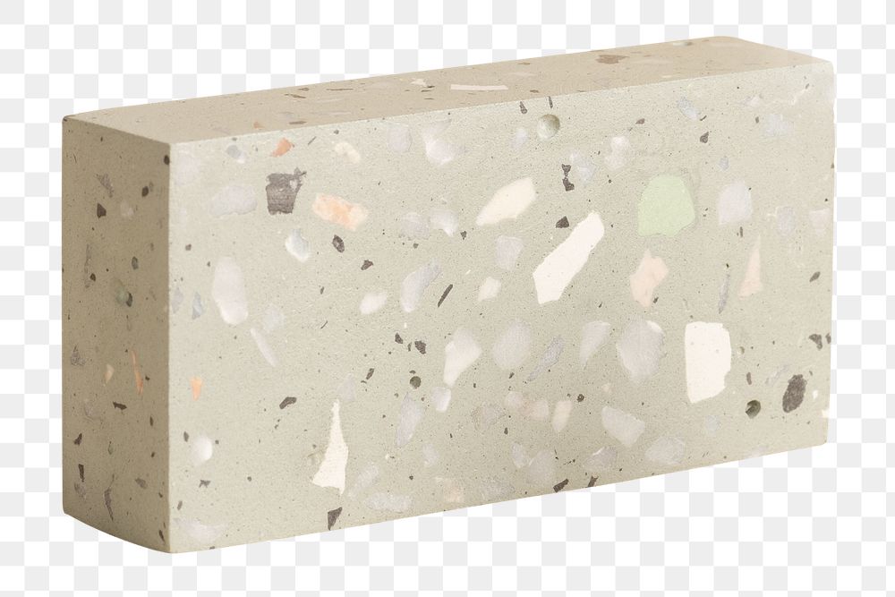 Terrazzo tile texture design element  
