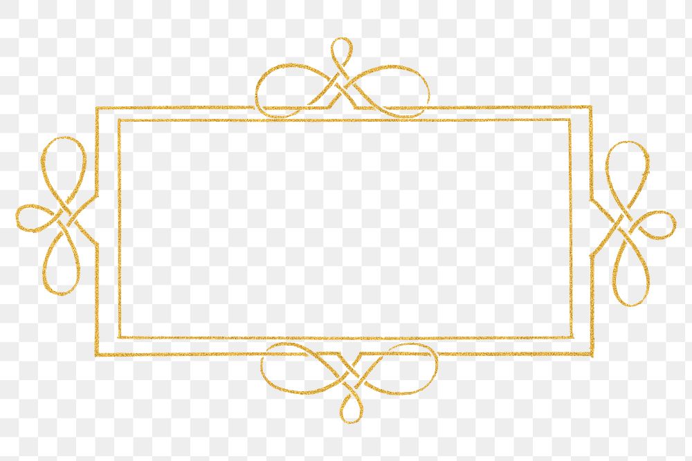 Gold filigree victorian frame png | Free PNG - rawpixel