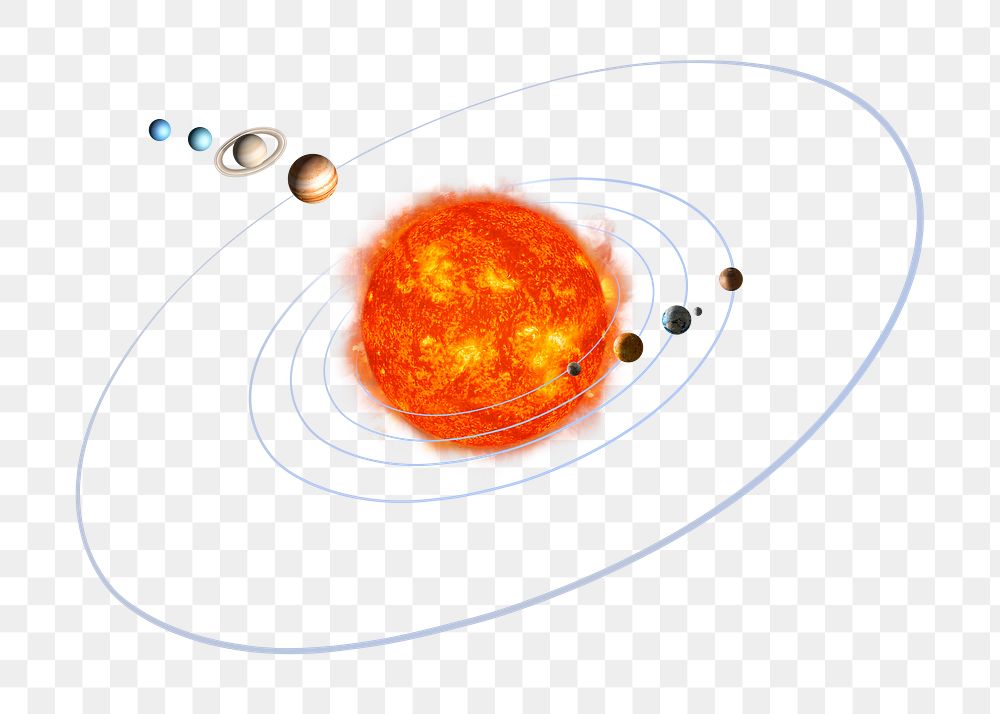 Solar system png galaxy cut out, astronomy, transparent background