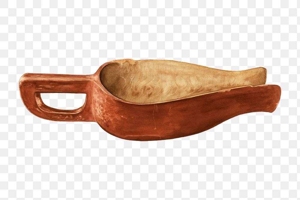 Vintage wooden scoop png illustration, | Free PNG Sticker - rawpixel