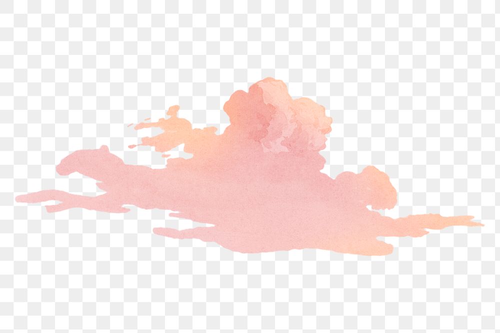 Pastel cloud transparent png