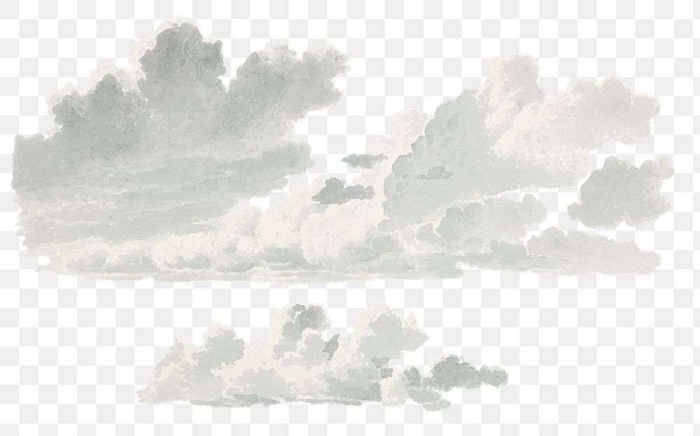 Hand drawn watercolor cloud design Premium PNG rawpixel