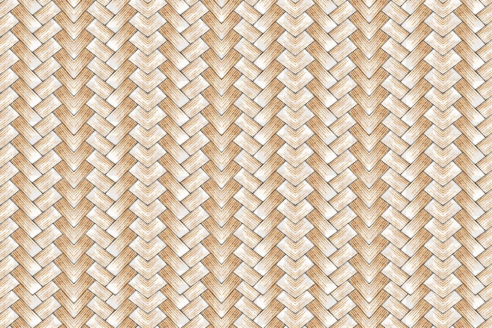 Traditional Japanese bamboo weave png pattern, remix of artwork by Watanabe Seitei