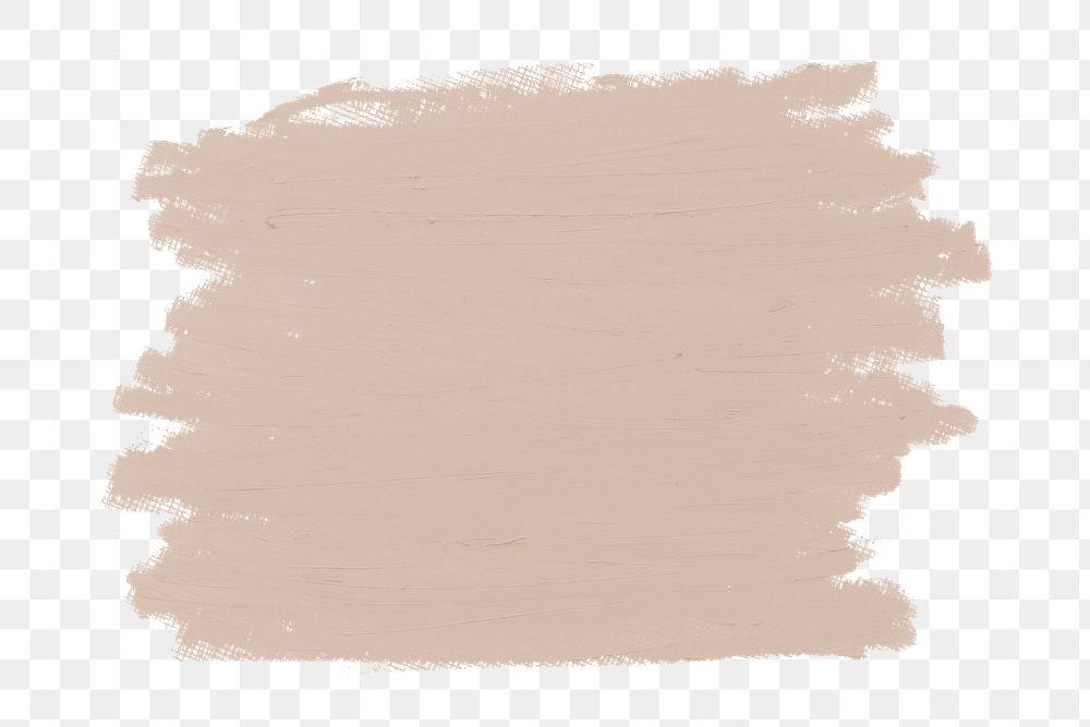 Beige paint brush stroke texture badge background