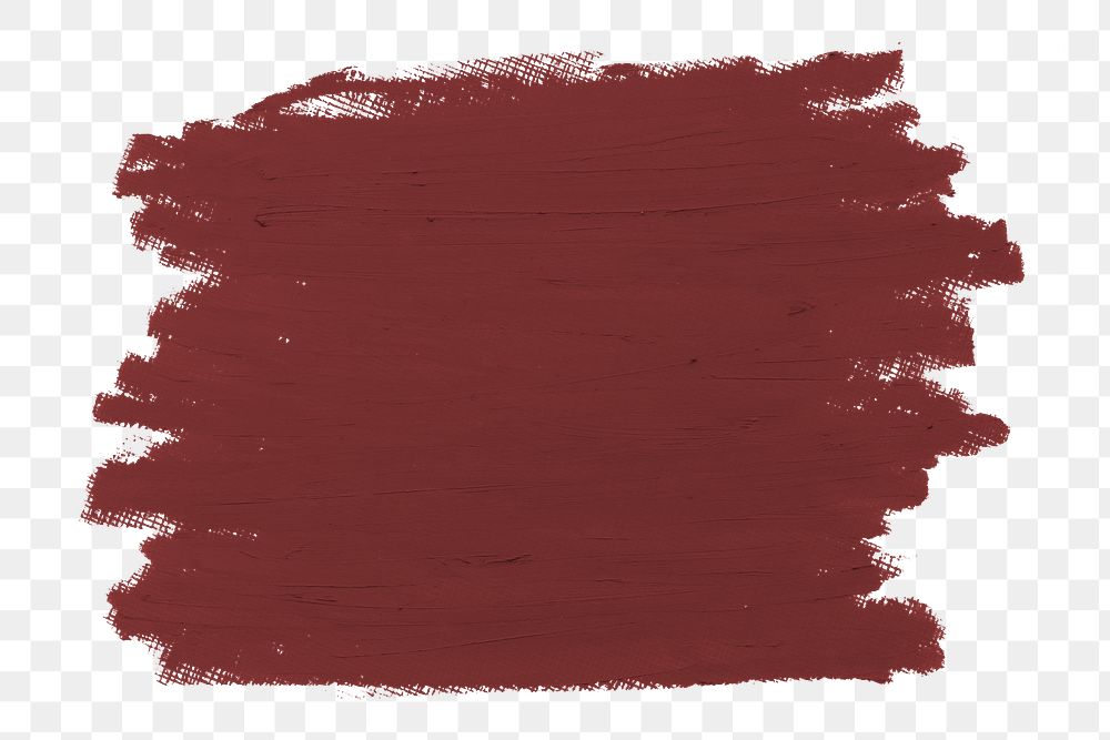 matte-maroon-red-paint-brush-free-png-sticker-rawpixel