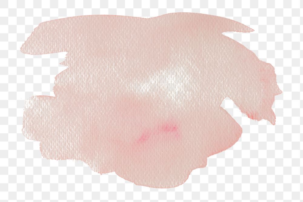 Hand painted watercolor blob transparent | Premium PNG Sticker - rawpixel