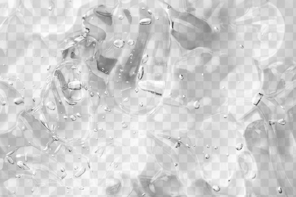 Transparent gel png texture design