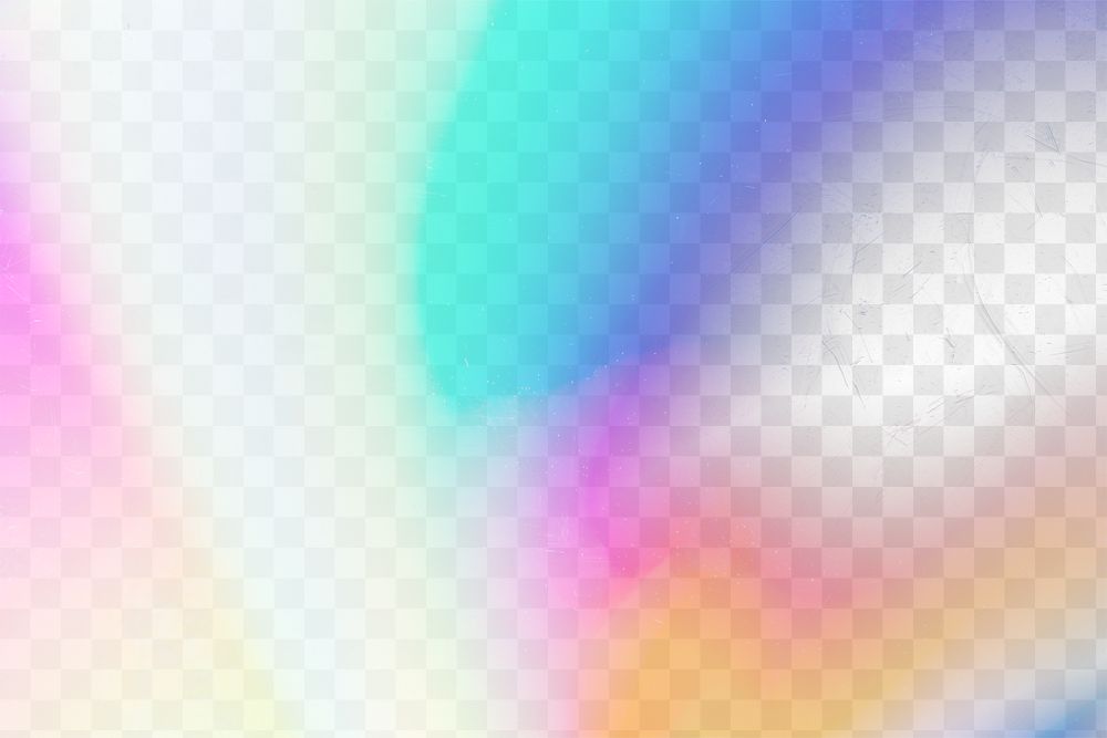 Holographic png transparent background