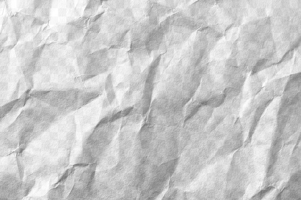 PNG transparent paper, crumpled texture | Premium PNG - rawpixel