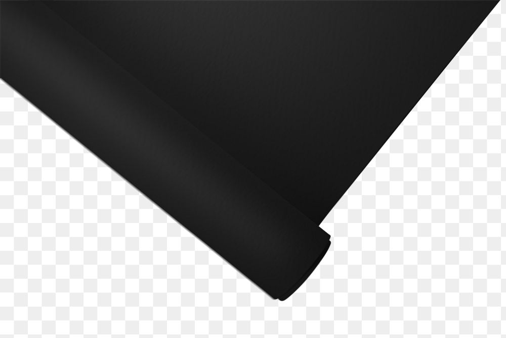 Rolled black chart paper design Free PNG Sticker rawpixel Chart Paper Ka Background