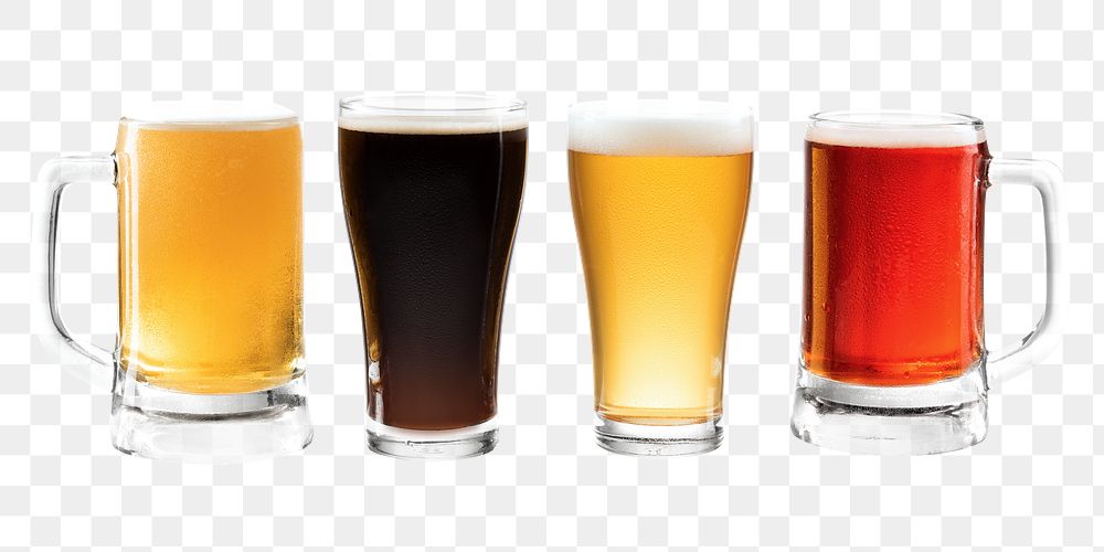 Draught beer png product mockup
