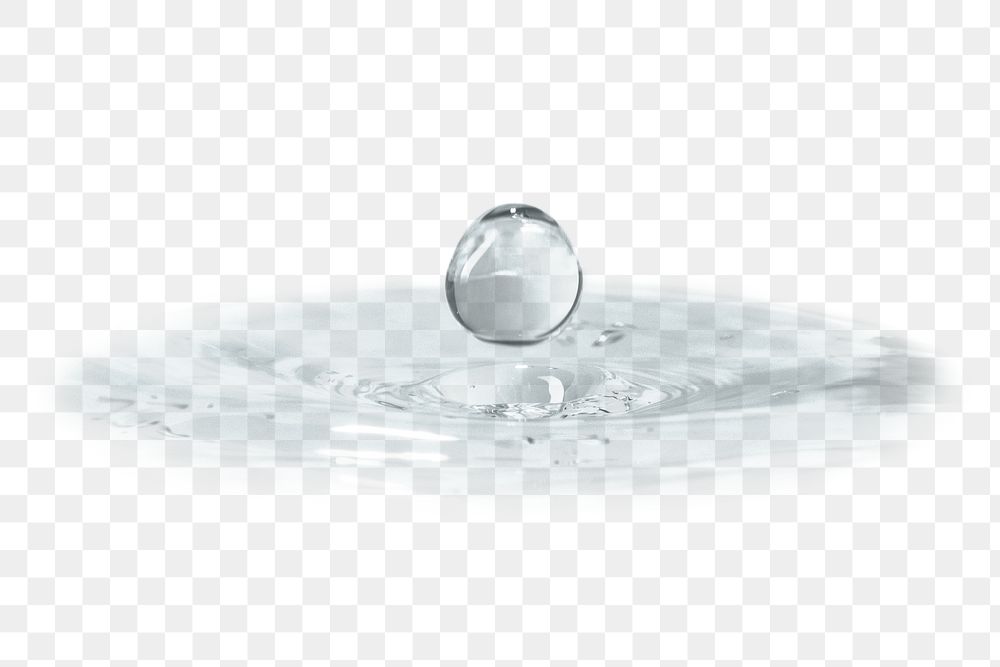 Water splash design element