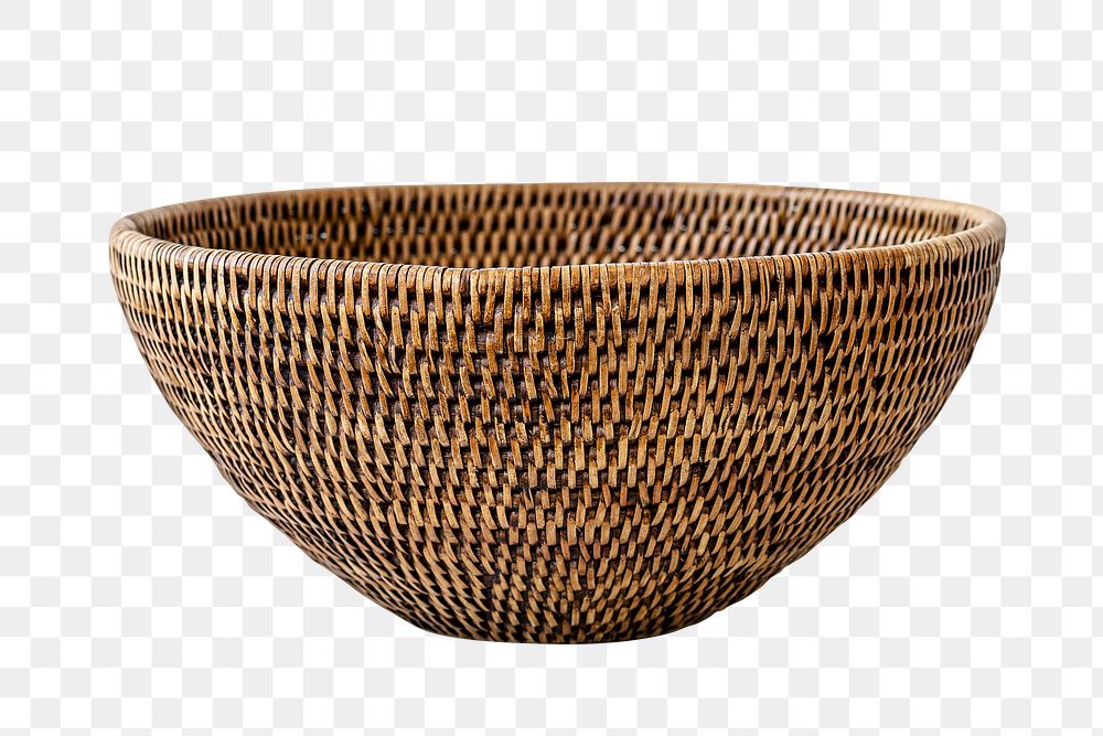 Fruit wicker basket design element