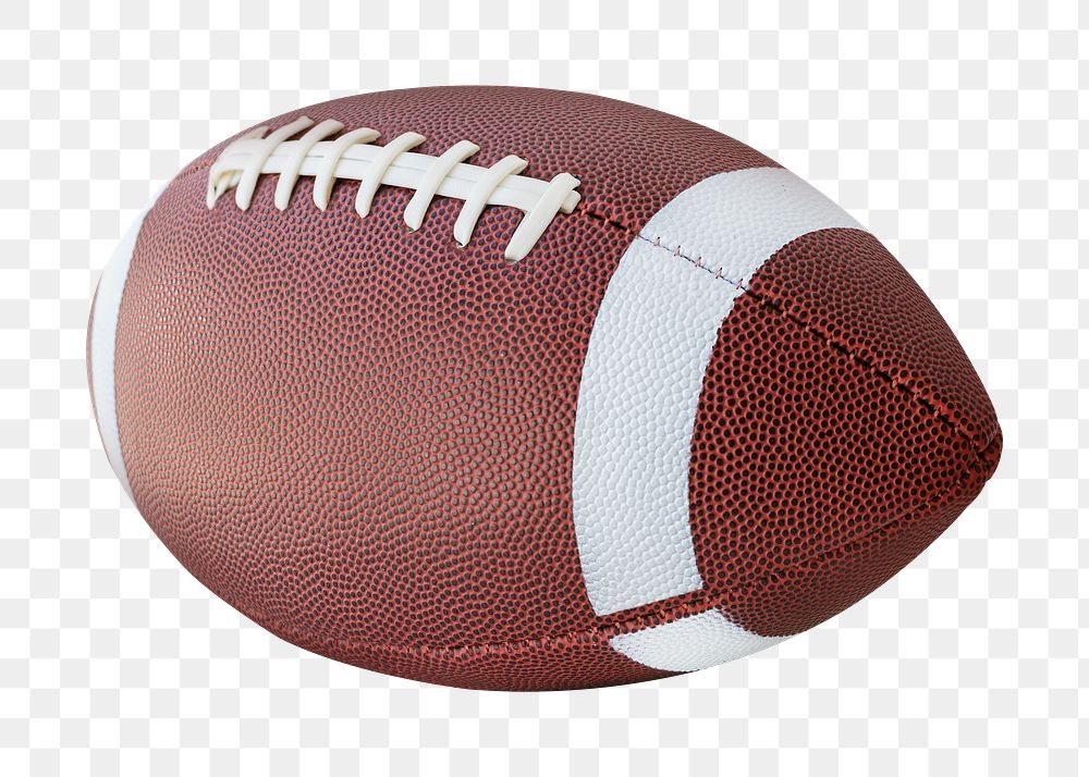 Leather American football ball design element