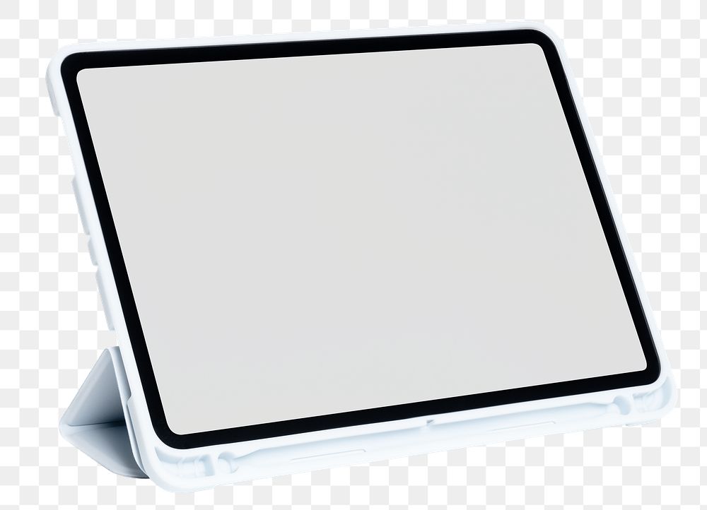 Digital tablet screen mockup png smart tech