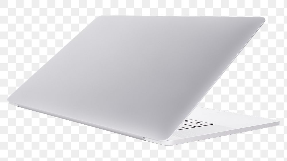 Laptop cover mockup png digital Free PNG Sticker rawpixel