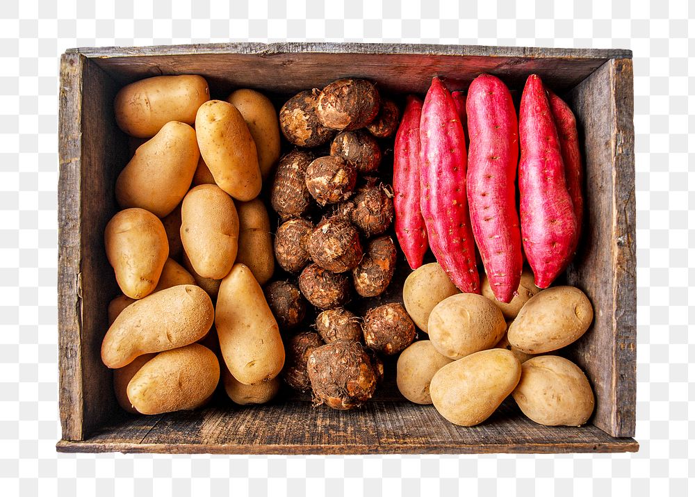 Potato crate png clipart, vegetable, healthy food