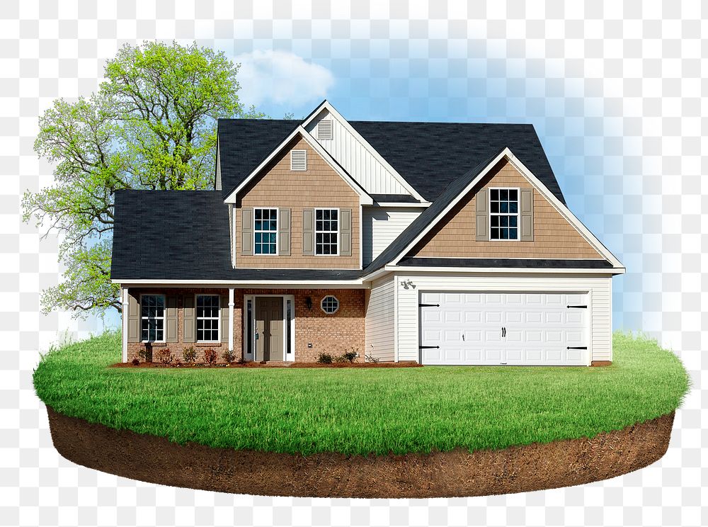 House png sticker on transparent background