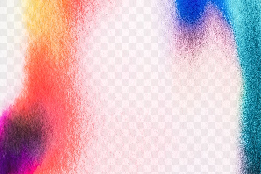 Aesthetic abstract chromatography background png in colorful tone