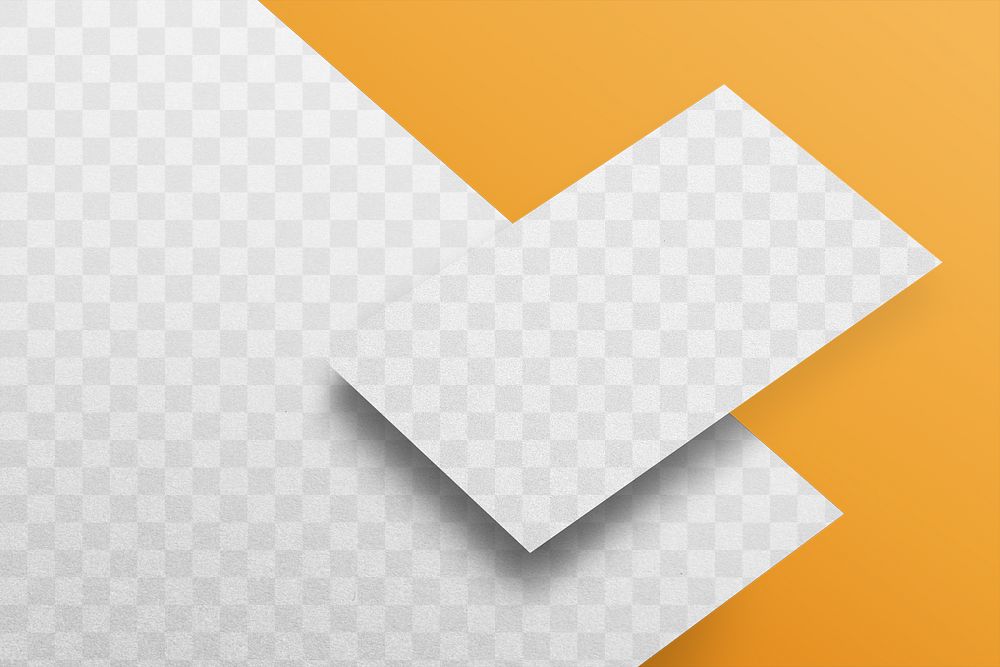 Business card png mockup